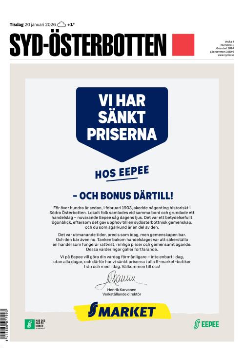 Syd-Österbotten 20.1.2026