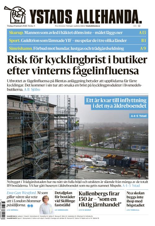 Ystads Allehanda 20.1.2026