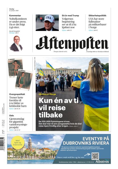 Aftenposten 21.1.2026