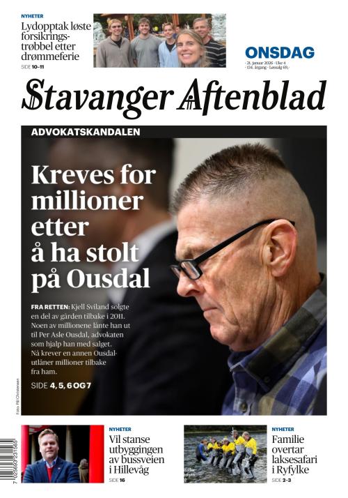 Stavanger Aftenblad 21.1.2026