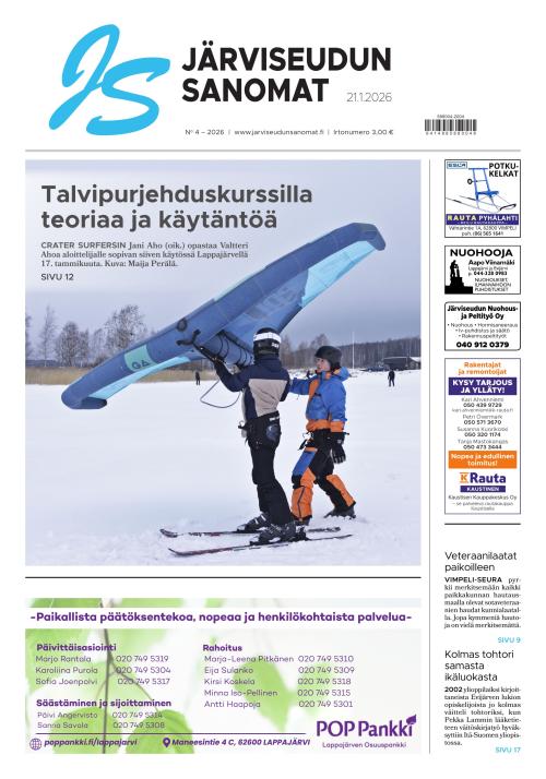 Järviseudun Sanomat 21.1.2026