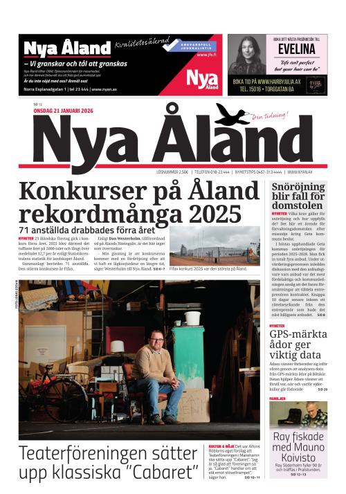Nya Åland 21.1.2026