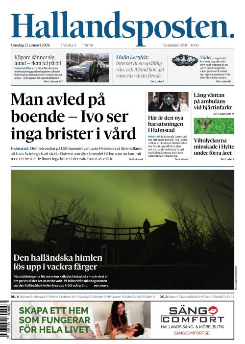 Hallandsposten 21.1.2026