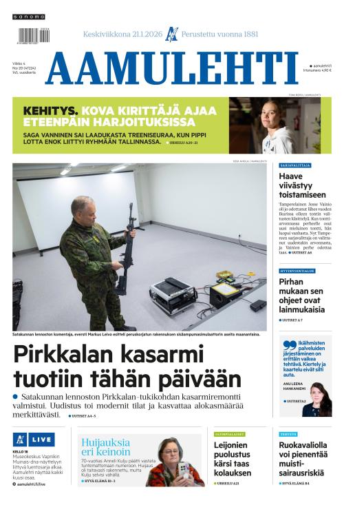 Aamulehti 21.1.2026
