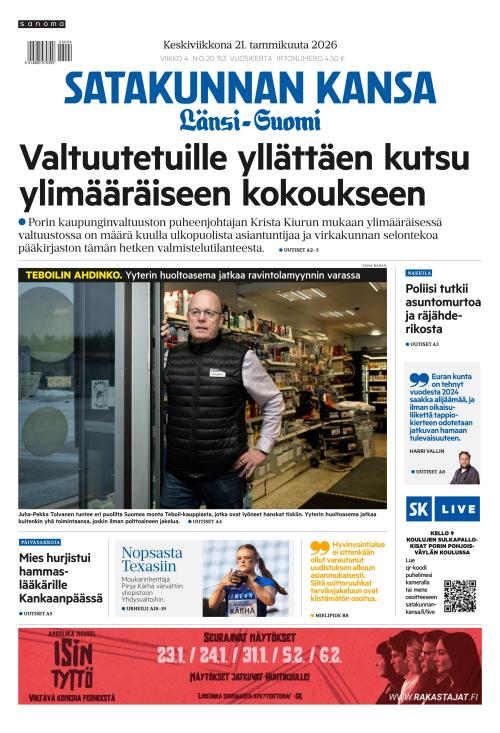 Satakunnan Kansa Länsi-Suomi 21.1.2026