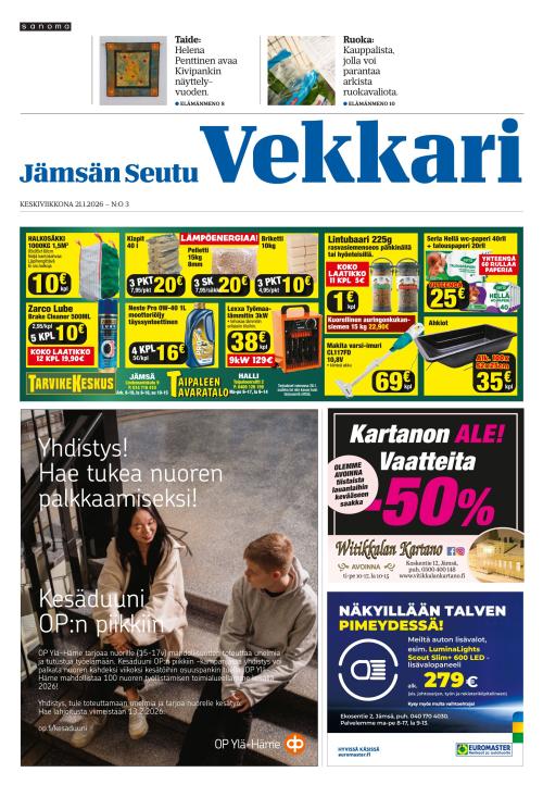 Jämsän Seutu ja Vekkari 21.1.2026