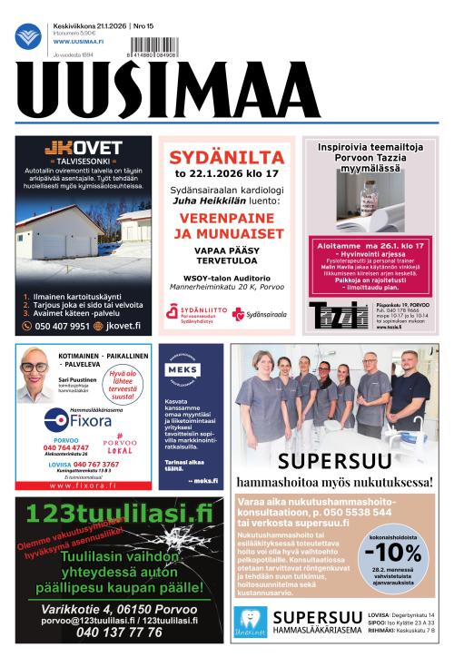 Uusimaa 21.1.2026