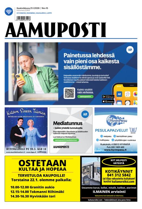 Aamuposti 21.1.2026