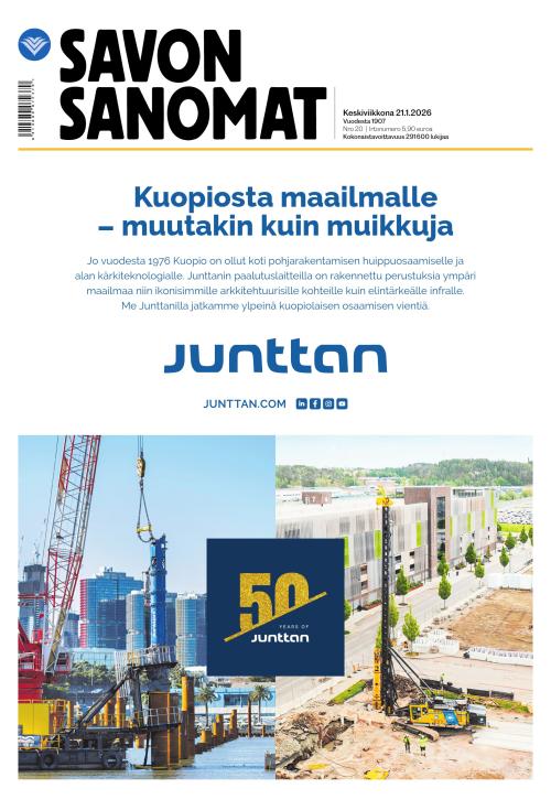 Savon Sanomat 21.1.2026