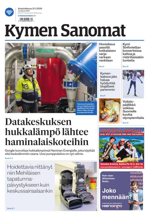 Kymen Sanomat 21.1.2026