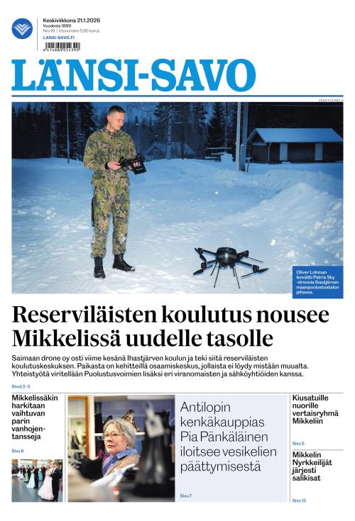 Länsi-Savo 21.1.2026