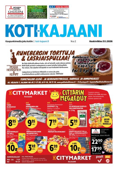 Koti-Kajaani 21.1.2026