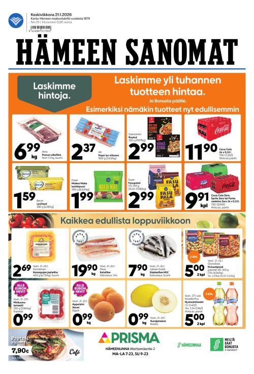 Hämeen Sanomat 21.1.2026