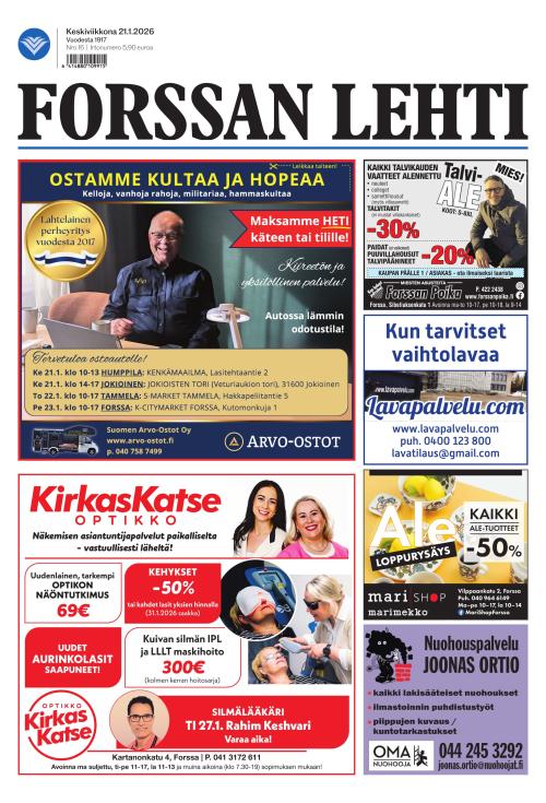 Forssan Lehti 21.1.2026