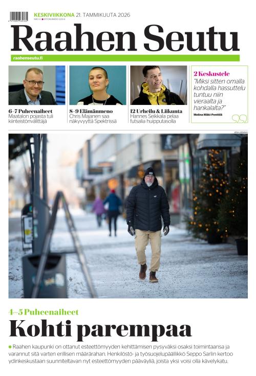Raahen Seutu 21.1.2026