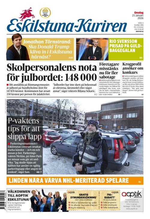 Eskilstuna-Kuriren 21.1.2026