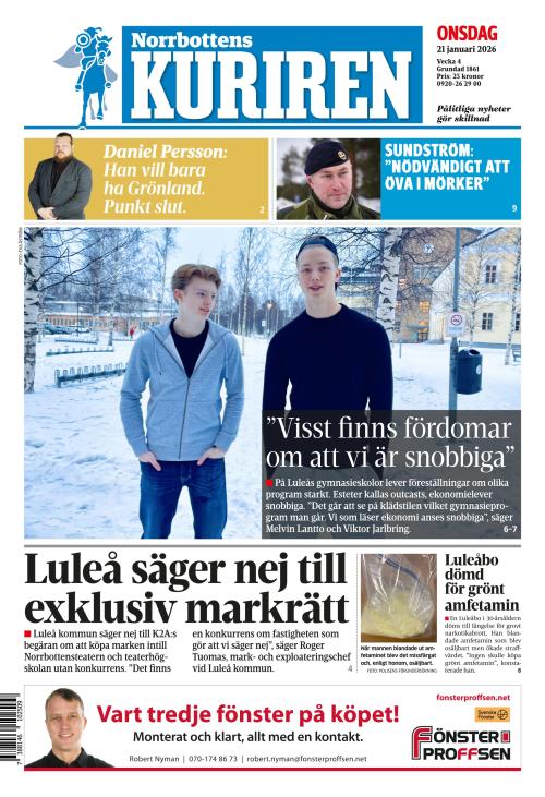 Norrbottens-kuriren 21.1.2026