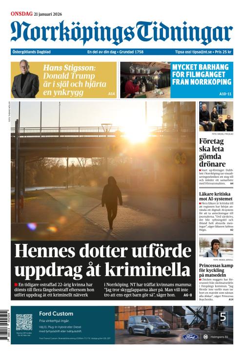 Norrköpings Tidningar 21.1.2026