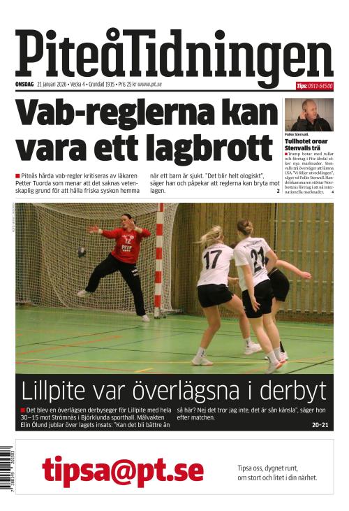Piteå-Tidningen 21.1.2026