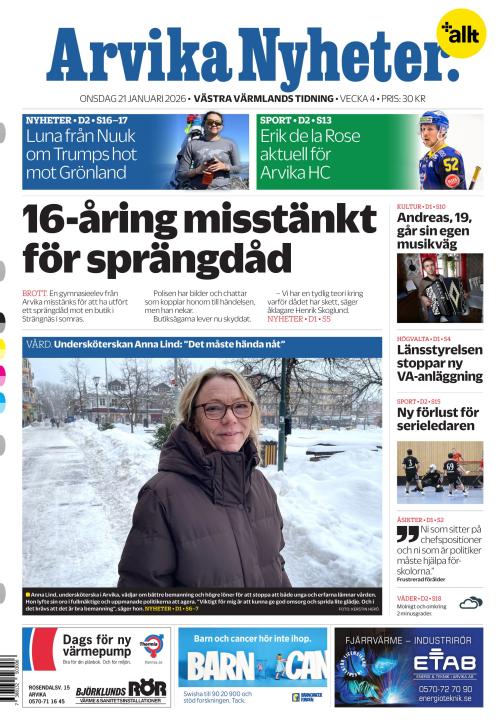 Arvika Nyheter 21.1.2026