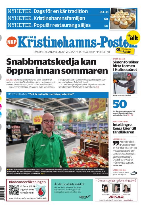 Nya Kristinehamns-Posten 21.1.2026
