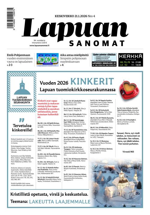 Lapuan Sanomat 21.1.2026