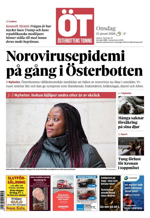 Österbottens Tidning 21.1.2026