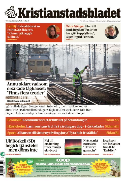 Kristianstadsbladet 21.1.2026