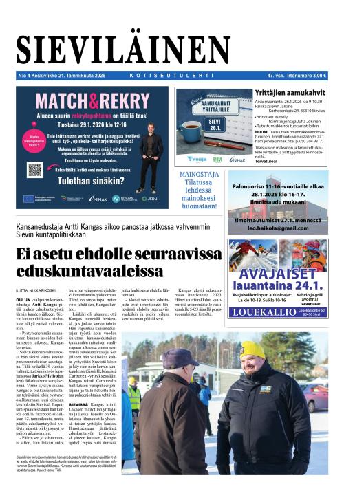 Sieviläinen 21.1.2026
