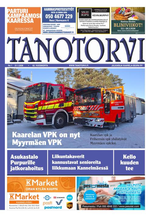 Tanotorvi-lehti 01/2026