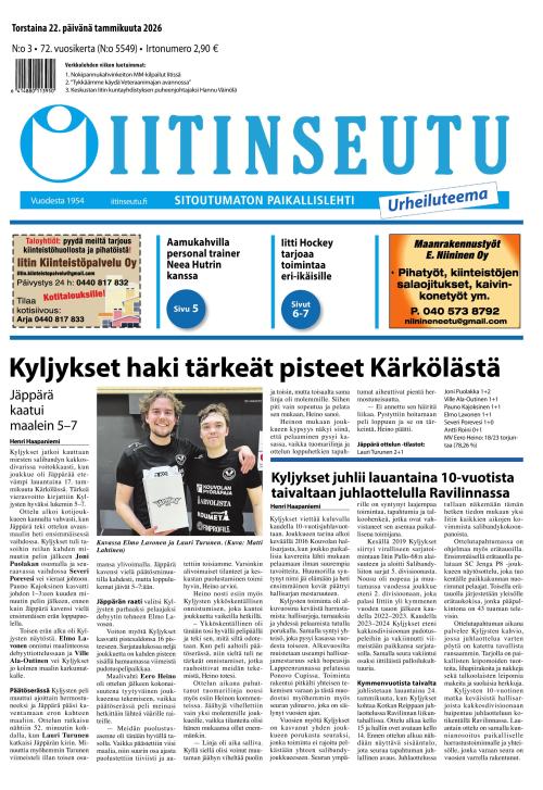 Iitinseutu 22.1.2026
