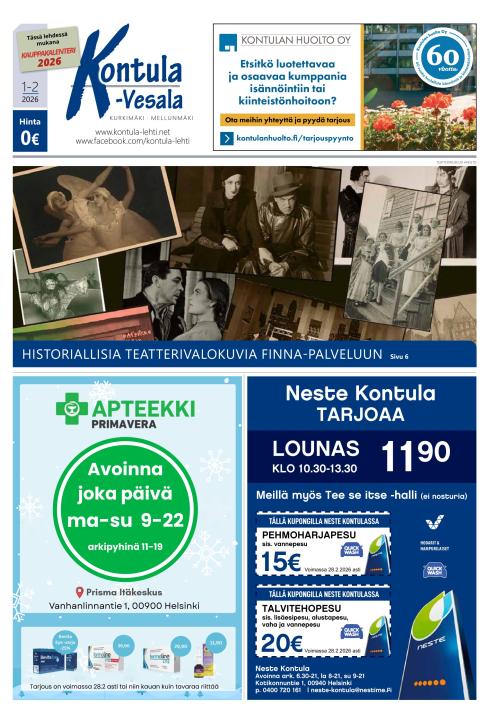 Kontula-Vesala -lehti 22.1.2026