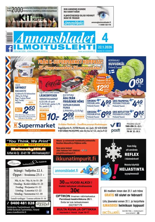 Annonsbladet 22.1.2026