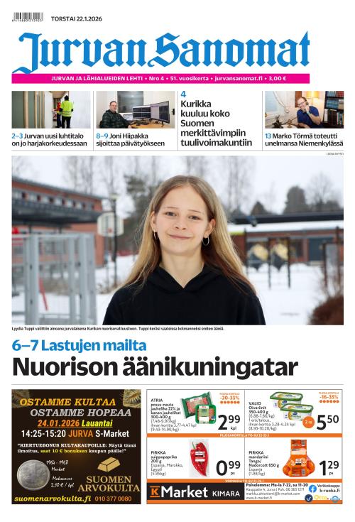 Jurvan Sanomat 22.1.2026