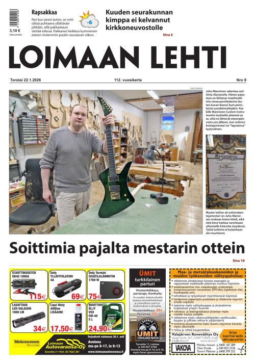 Loimaan Lehti 22.1.2026
