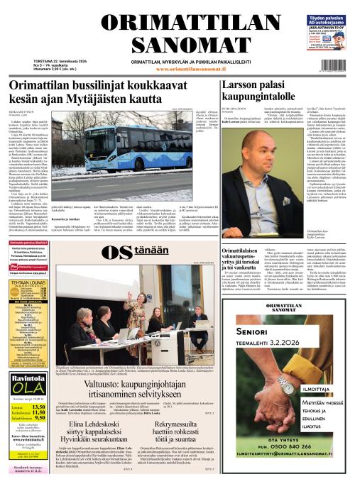 Orimattilan Sanomat 22.1.2026