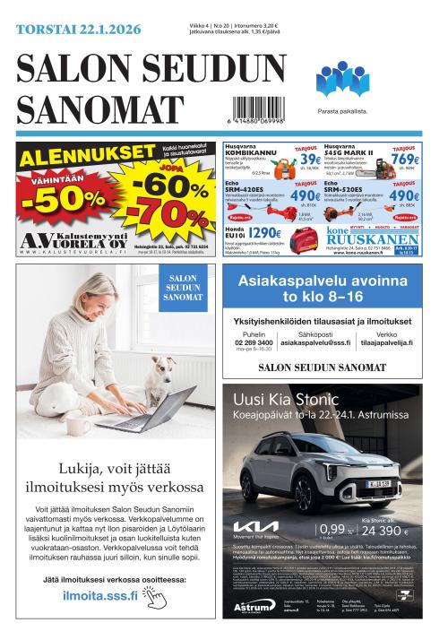 Salon Seudun Sanomat 22.1.2026