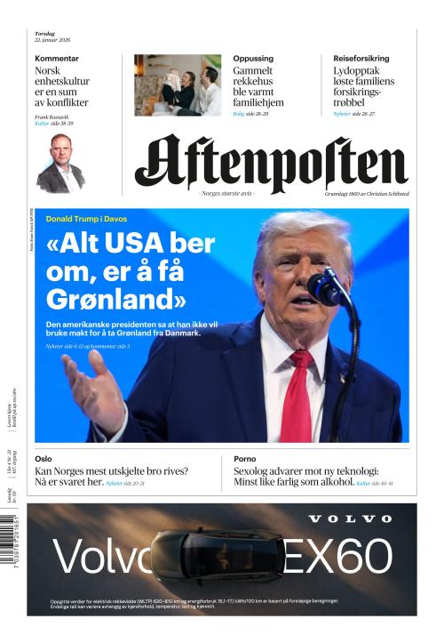 Aftenposten 22.1.2026