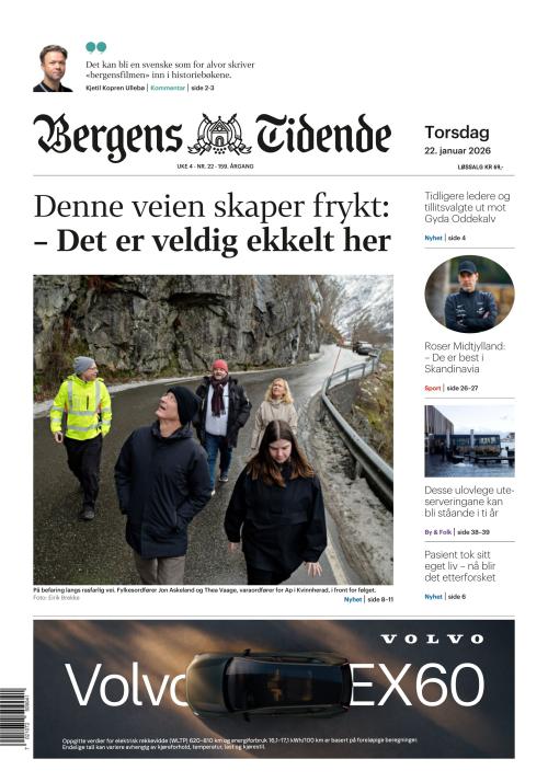 Bergens Tidende 22.1.2026