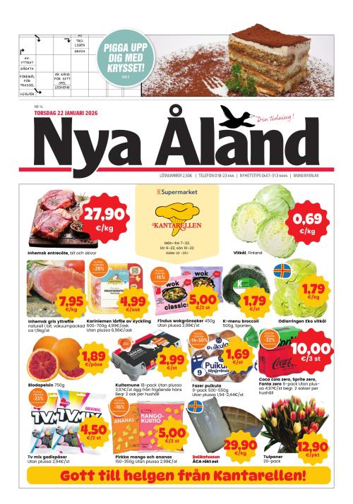 Nya Åland 22.1.2026