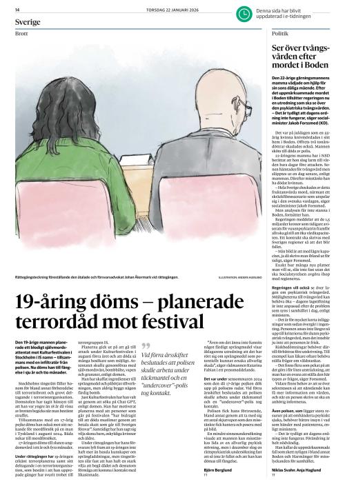 Hallandsposten 22.1.2026