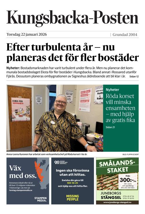 Kungsbacka-Posten 22.1.2026