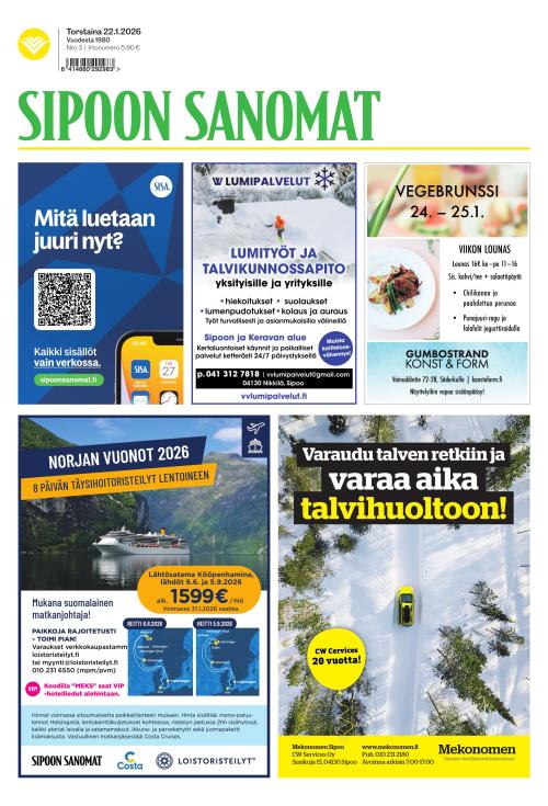 Sipoon Sanomat 22.1.2026