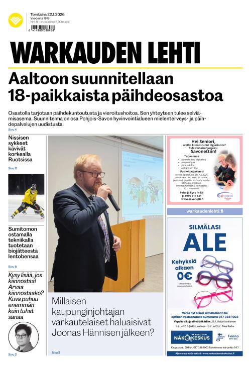 Warkauden Lehti 22.1.2026