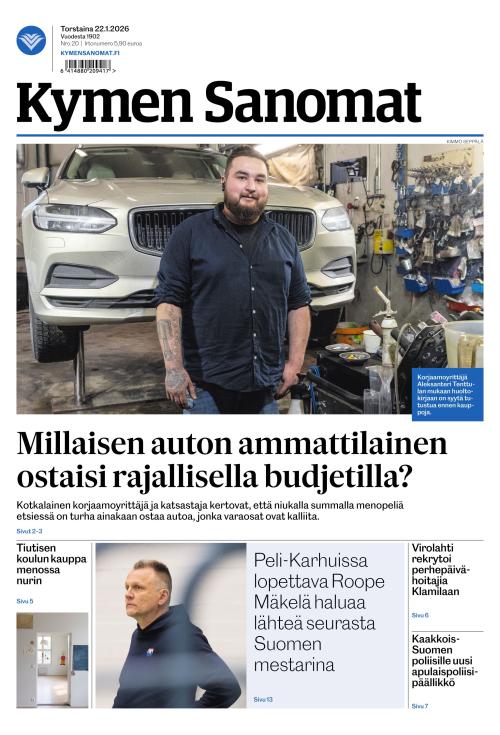Kymen Sanomat 22.1.2026