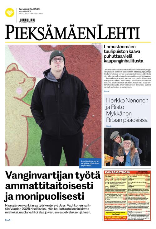 Pieksämäen lehti 22.1.2026