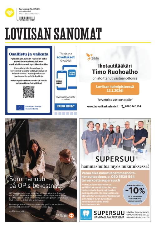 Loviisan Sanomat 22.1.2026