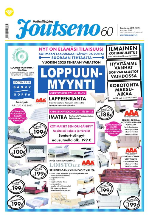 Paikallislehti Joutseno 22.1.2026