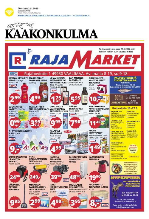 Kaakonkulma 22.1.2026