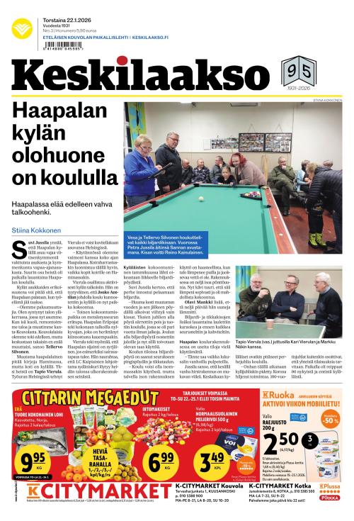 Keskilaakso 22.1.2026